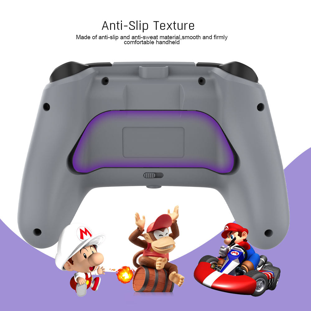 JYS-NS207 Bluetooth Game Controller Trådløst spil Joystick til Nintendo Switch Pro Grå JYS-NS207 Bluetooth Game Controller Trådløst spil Joystick til Nintendo Switch Pro Grå